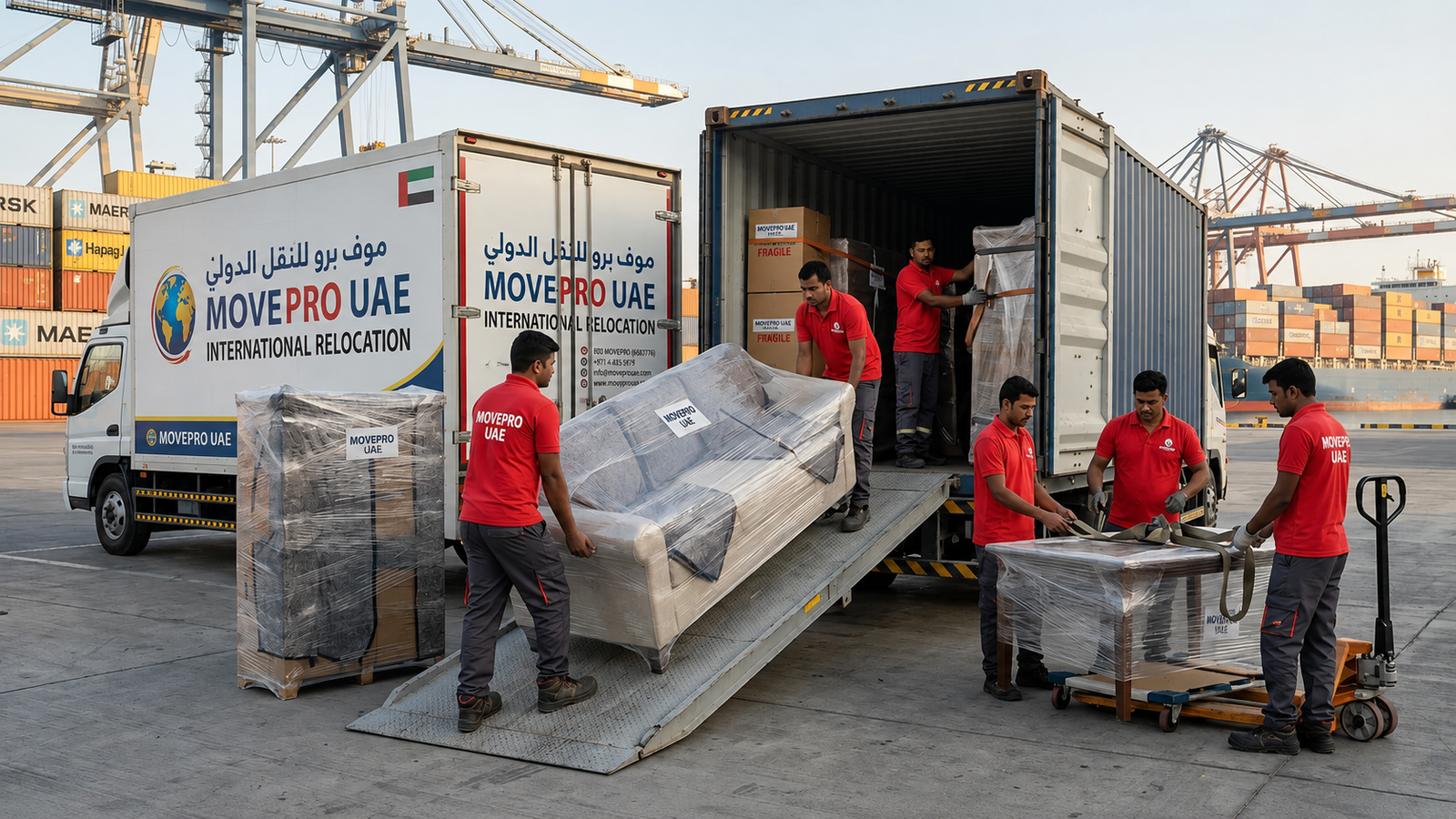 International freight shipping for overseas relocation