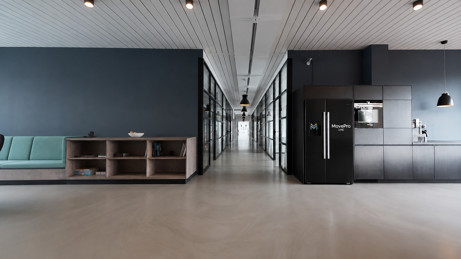 MovePro UAE office relocation team moving office furniture and IT equipment in Dubai